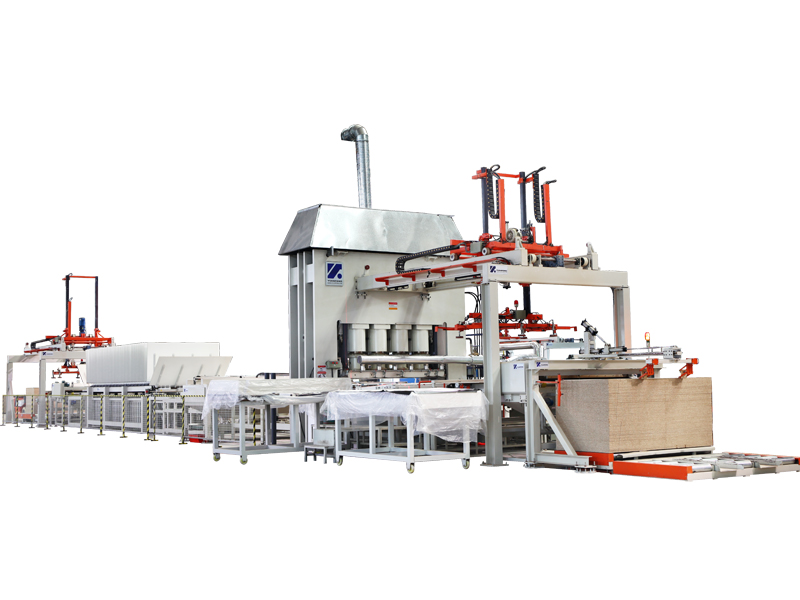 High speed Melamine lamination press line